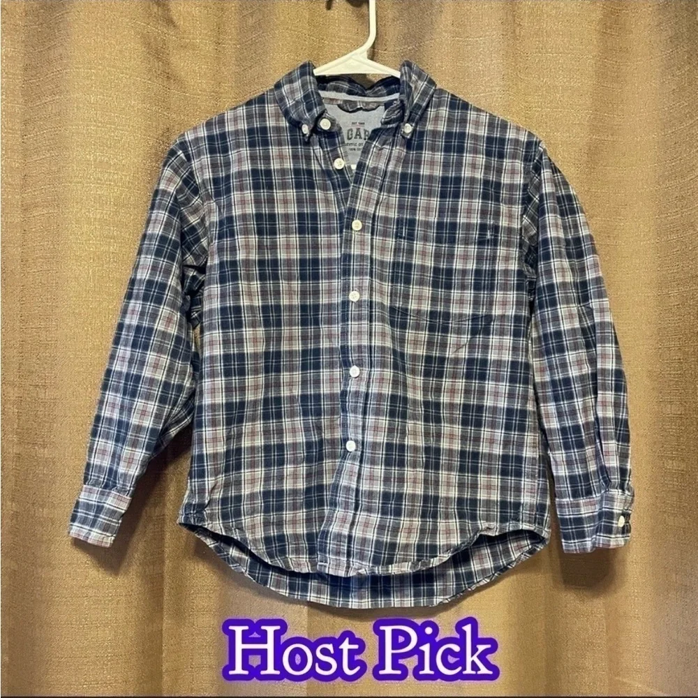 ✅2x Host Pick✅ Gap Authentic Oxford Shirt, M (7-8)